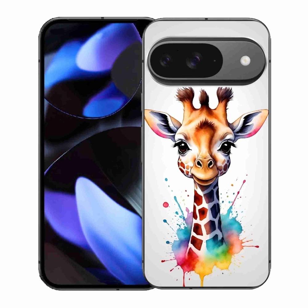 Gelový kryt mmCase na Google Pixel 9/9 Pro - žirafa 1