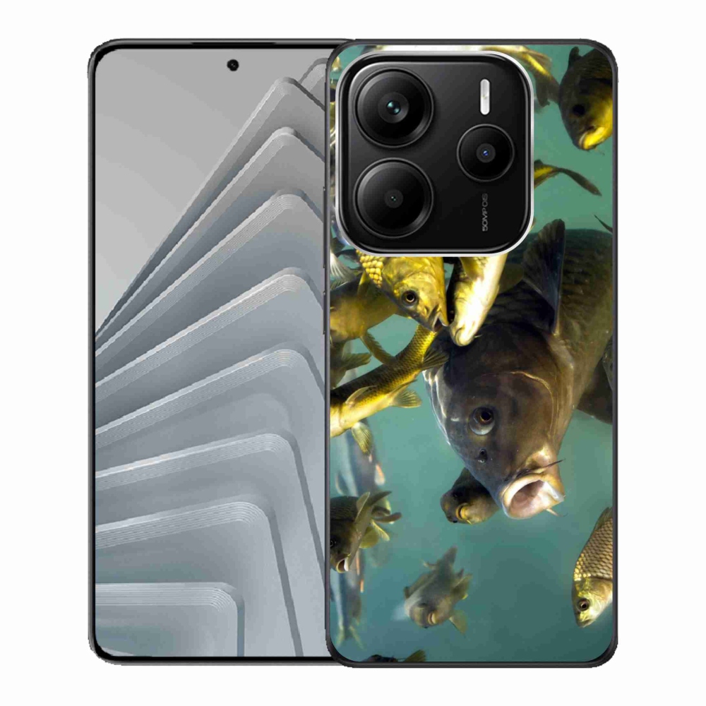 Gelový kryt mmCase na Xiaomi Redmi Note 14 5G - hejno ryb