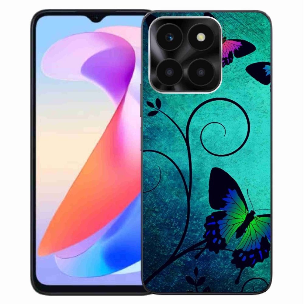 Gelový kryt mmCase na Honor X6a - barevní motýli
