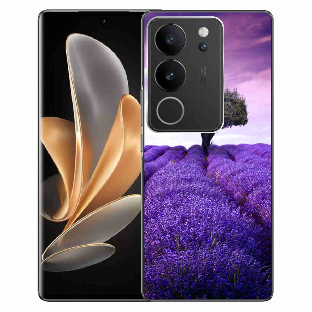 Gelový kryt mmCase na Vivo V29 5G - levandulová louka