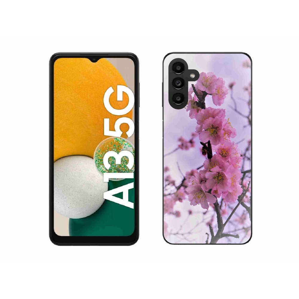 Gelový kryt mmCase na Samsung Galaxy A13 5G - květiny 7