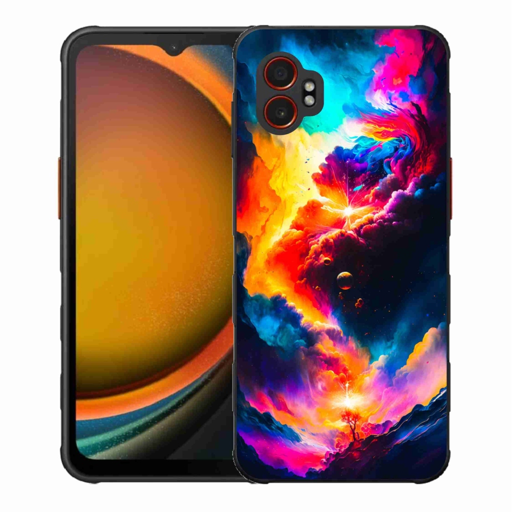 Gelový kryt mmCase na Samsung Galaxy Xcover 7 Pro - abstraktní motiv