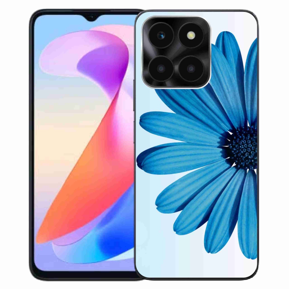 Gelový obal mmCase na Honor X6a - modrá kopretina