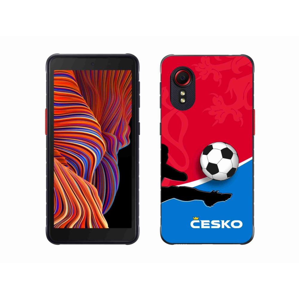 Gelový kryt mmCase na Samsung Galaxy Xcover 5 - fotbal Česko 2