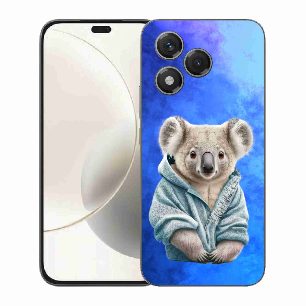 Gelový kryt mmCase na Honor 400 Lite - koala ve svetru