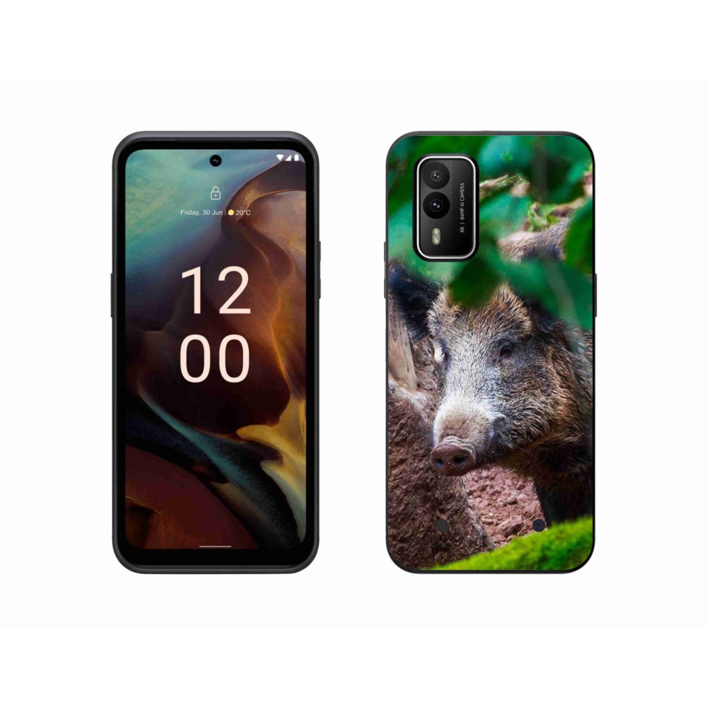 Gelový kryt mmCase na Nokia XR21 - divoké prase