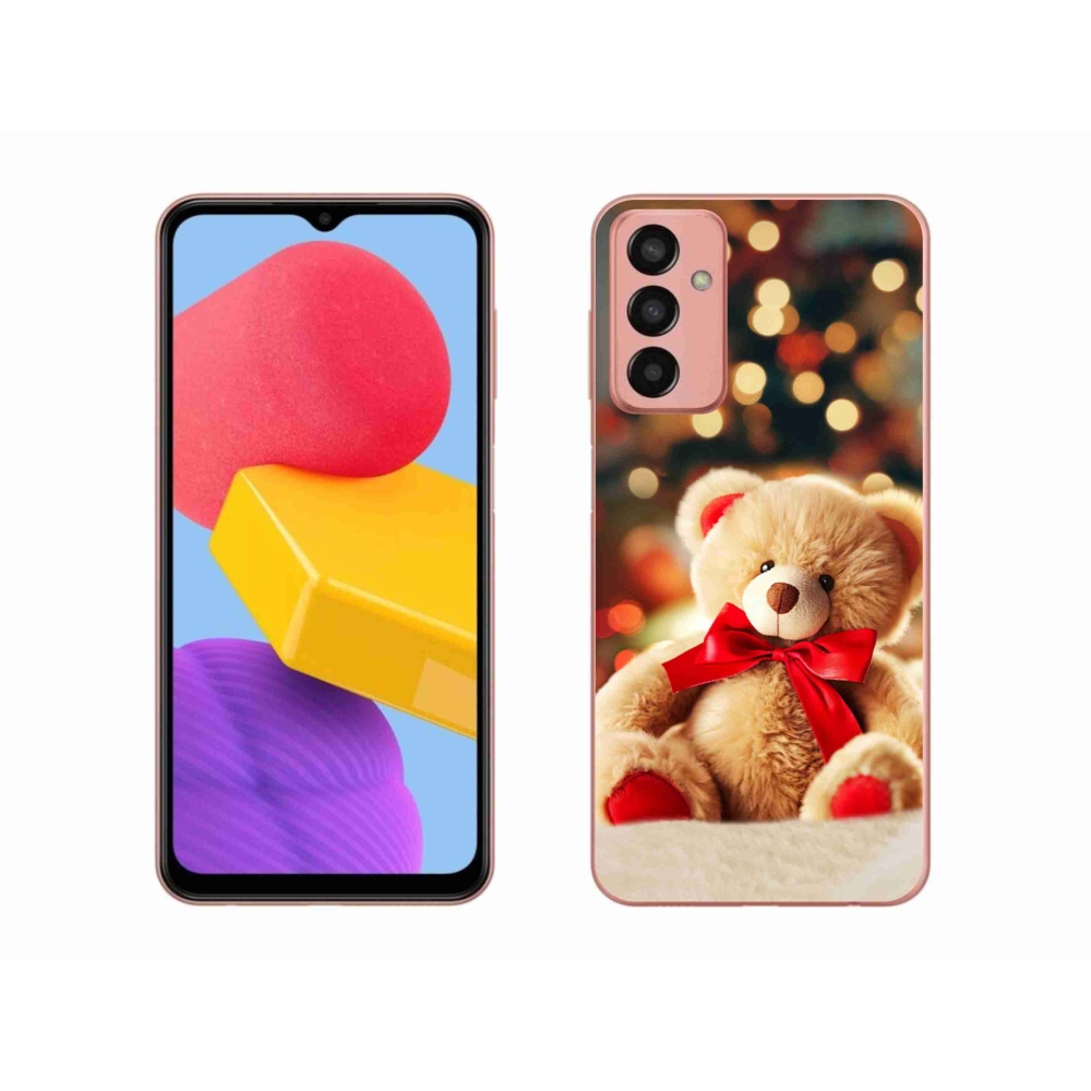 Gelový kryt mmCase na Samsung Galaxy M13 - plyšový medvídek
