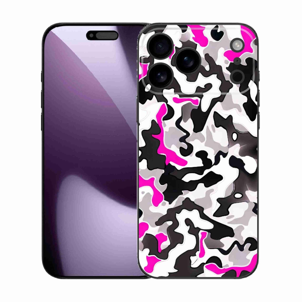 Gelový kryt mmCase na iPhone 17 Pro Max - maskáčový vzor 5