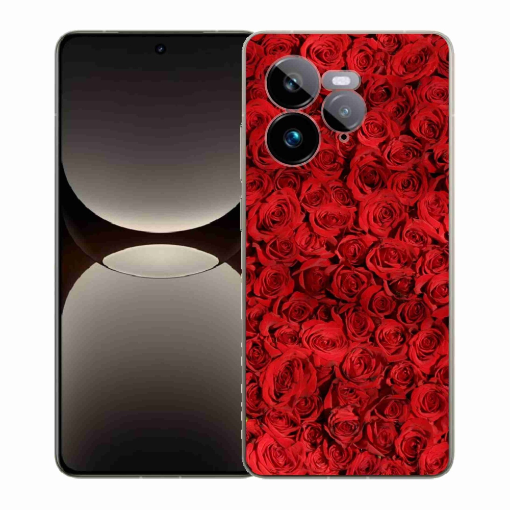 Gelový kryt mmCase na Realme GT 7 Pro 5G - růže
