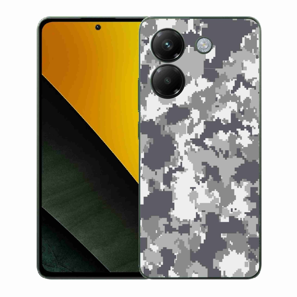 Gelový kryt mmCase na Xiaomi Poco M7 Pro 5G - maskáčový vzor 2