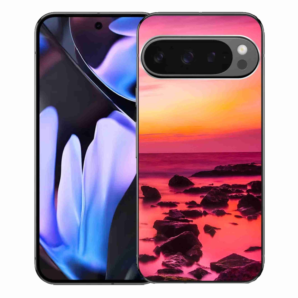 Gelový kryt mmCase na Google Pixel 9 Pro XL - moře a záře