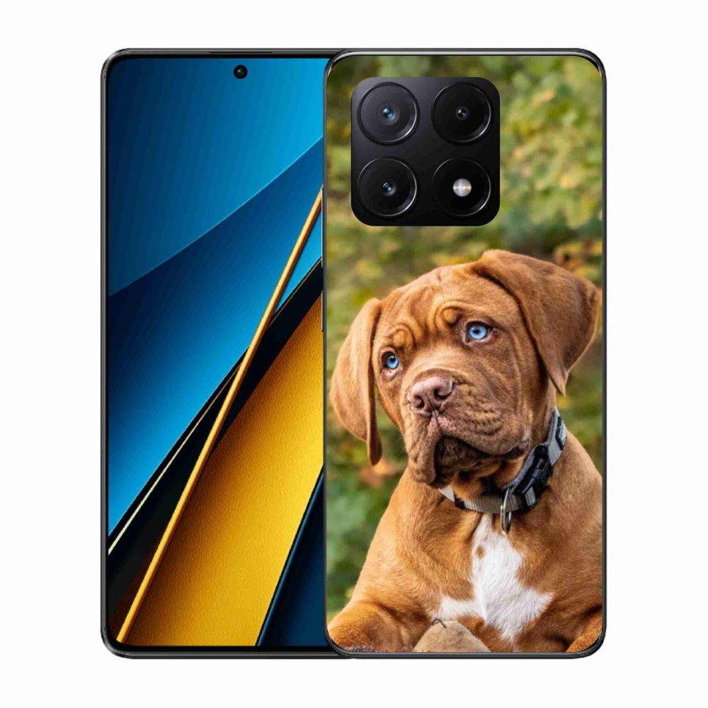 Gelový kryt mmCase na Xiaomi Poco X6 Pro 5G - štěně 