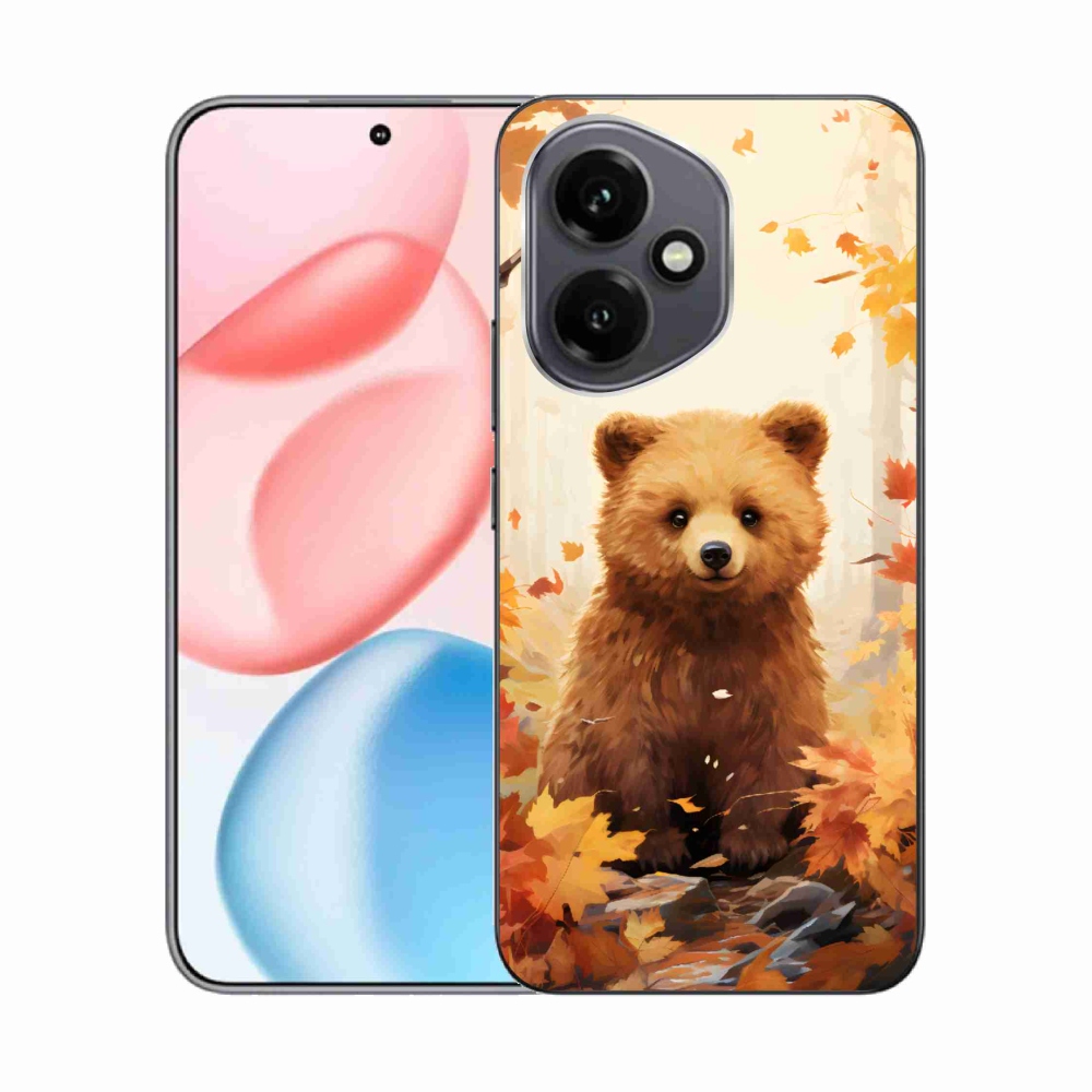 Gelový kryt mmCase na Honor 400 - medvěd v lese