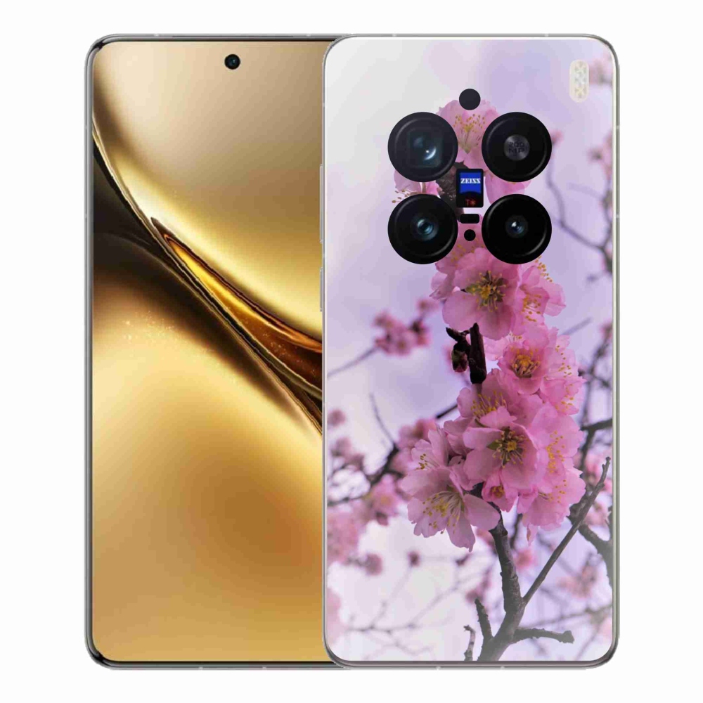 Gelový kryt mmCase na Vivo X200 Pro 5G - květiny 7
