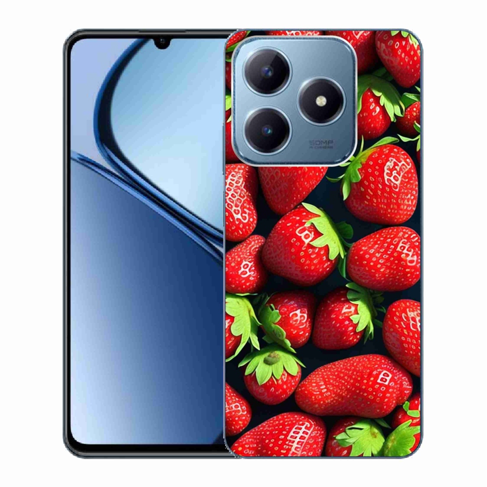 Gelový kryt mmCase na Realme C63 - jahody