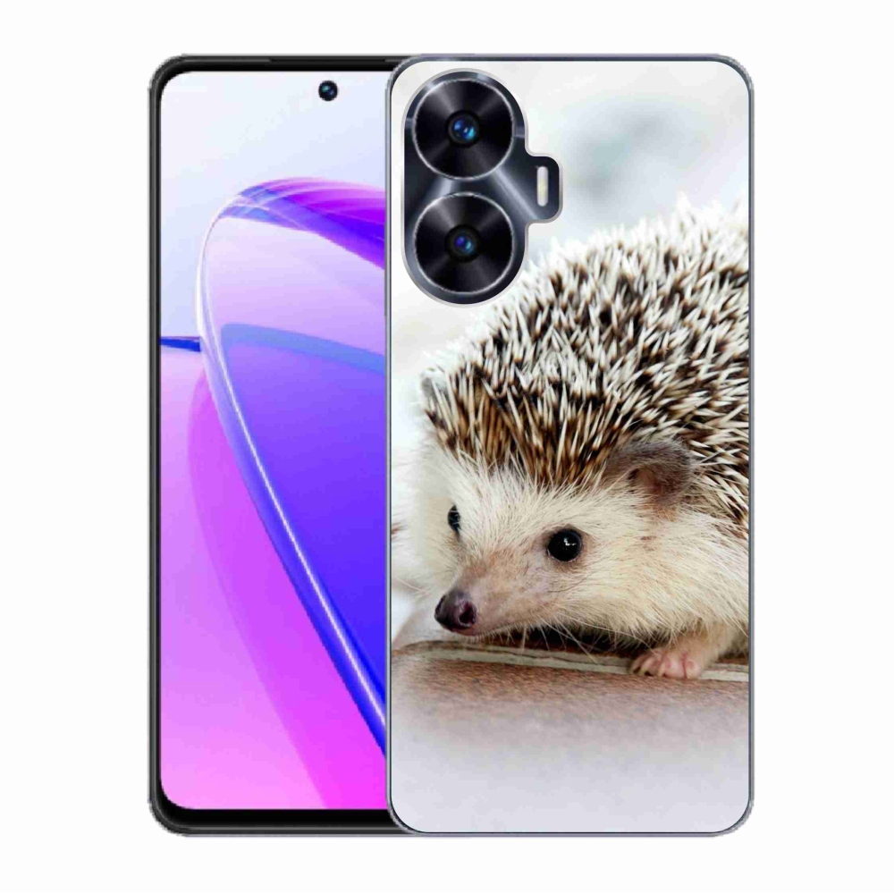Gelový kryt mmCase na Realme C55 - ježek