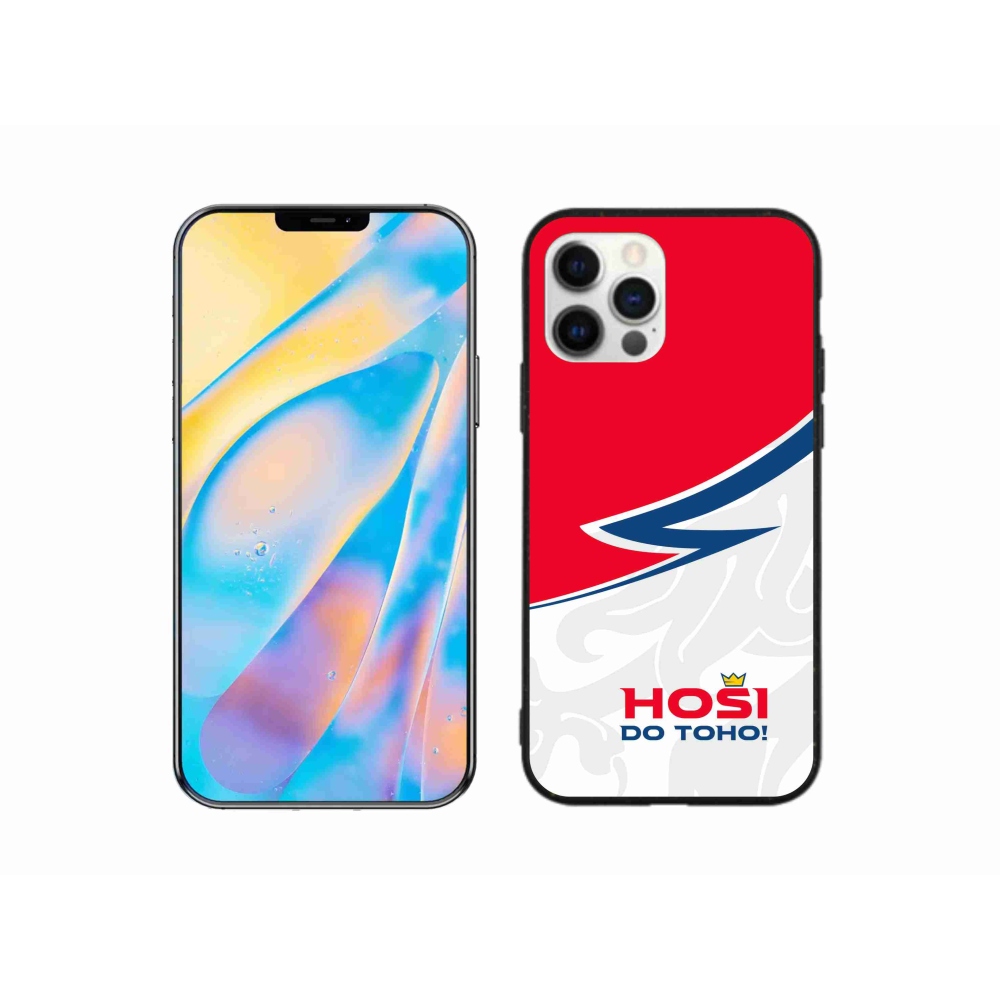 Gelový kryt mmCase na iPhone 12 - hoši do toho