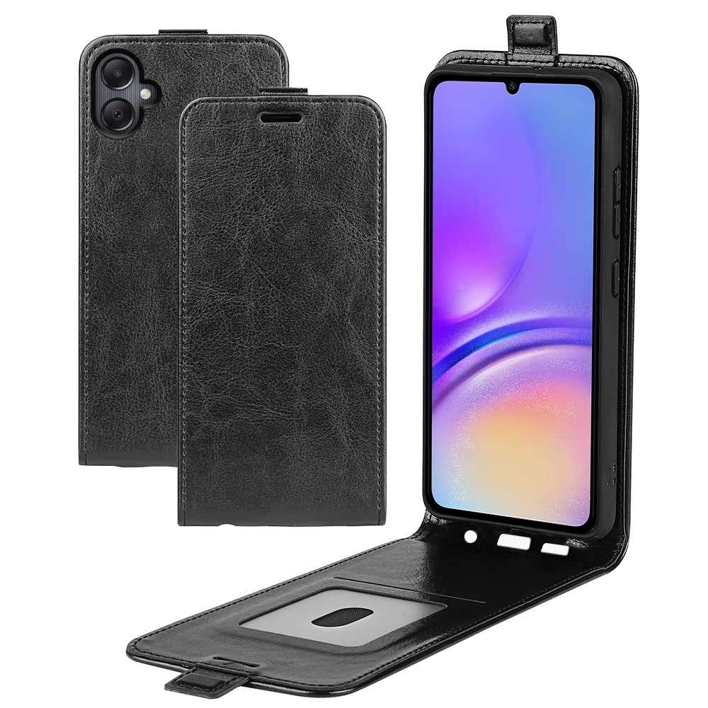 Vertical knížkové pouzdro na Samsung Galaxy A06 4G - černé