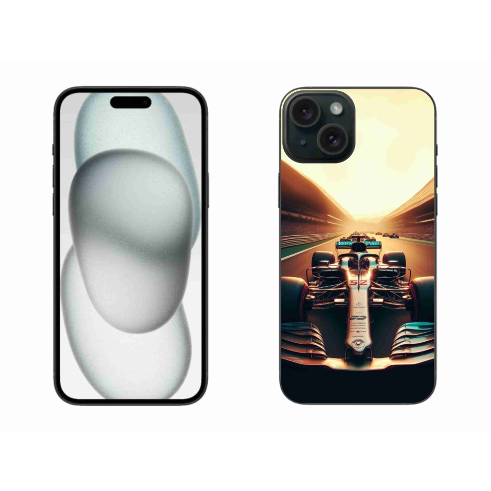 Gelový kryt mmCase na iPhone 15 Plus - formule 1