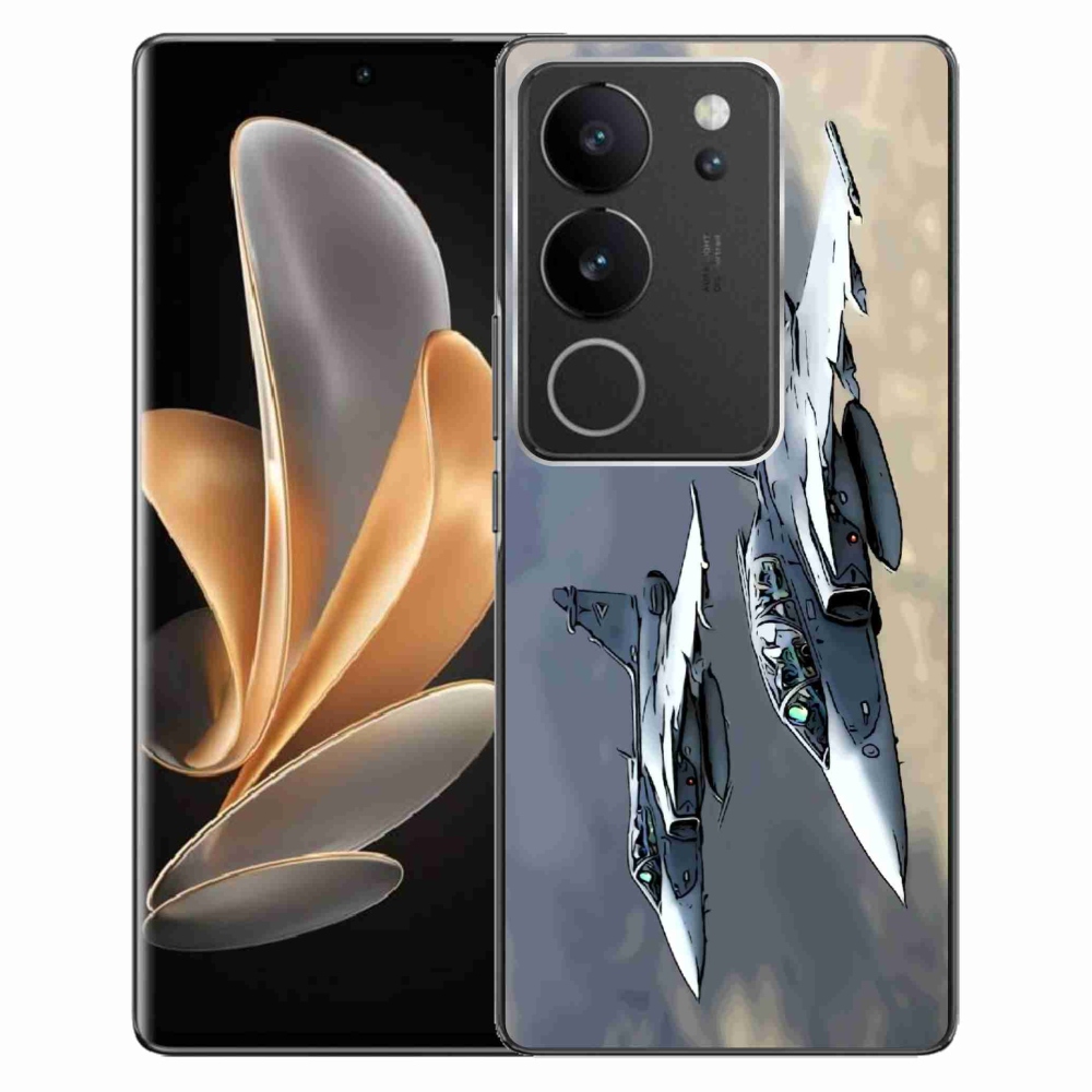 Gelový kryt mmCase na Vivo V29 5G - stíhačky