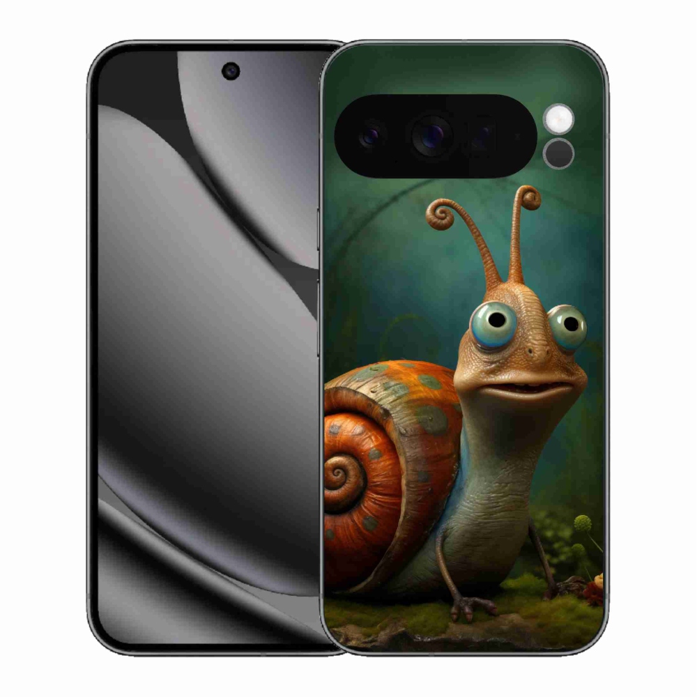 Gelový kryt mmCase na Google Pixel 10 Pro XL - šnek