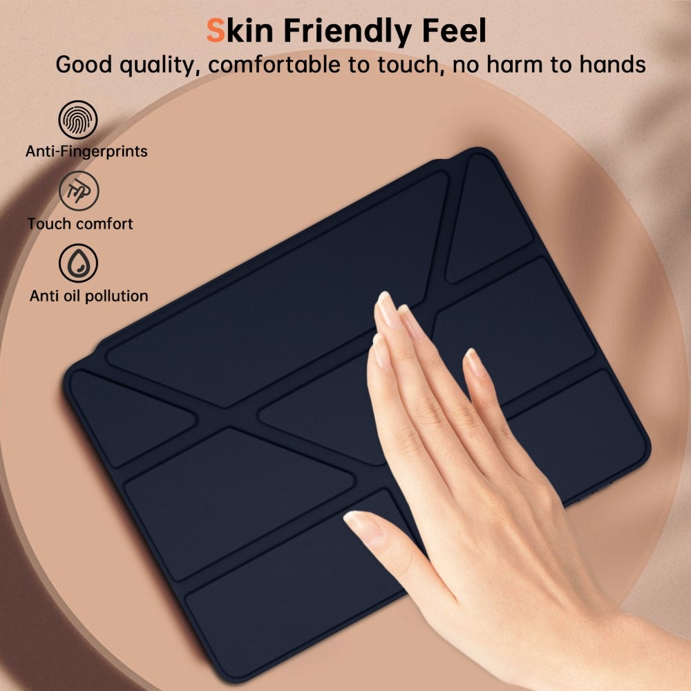 Origami chytré polohovací pouzdro na tablet Xiaomi Pad 7/7 Pro - tmavěmodré