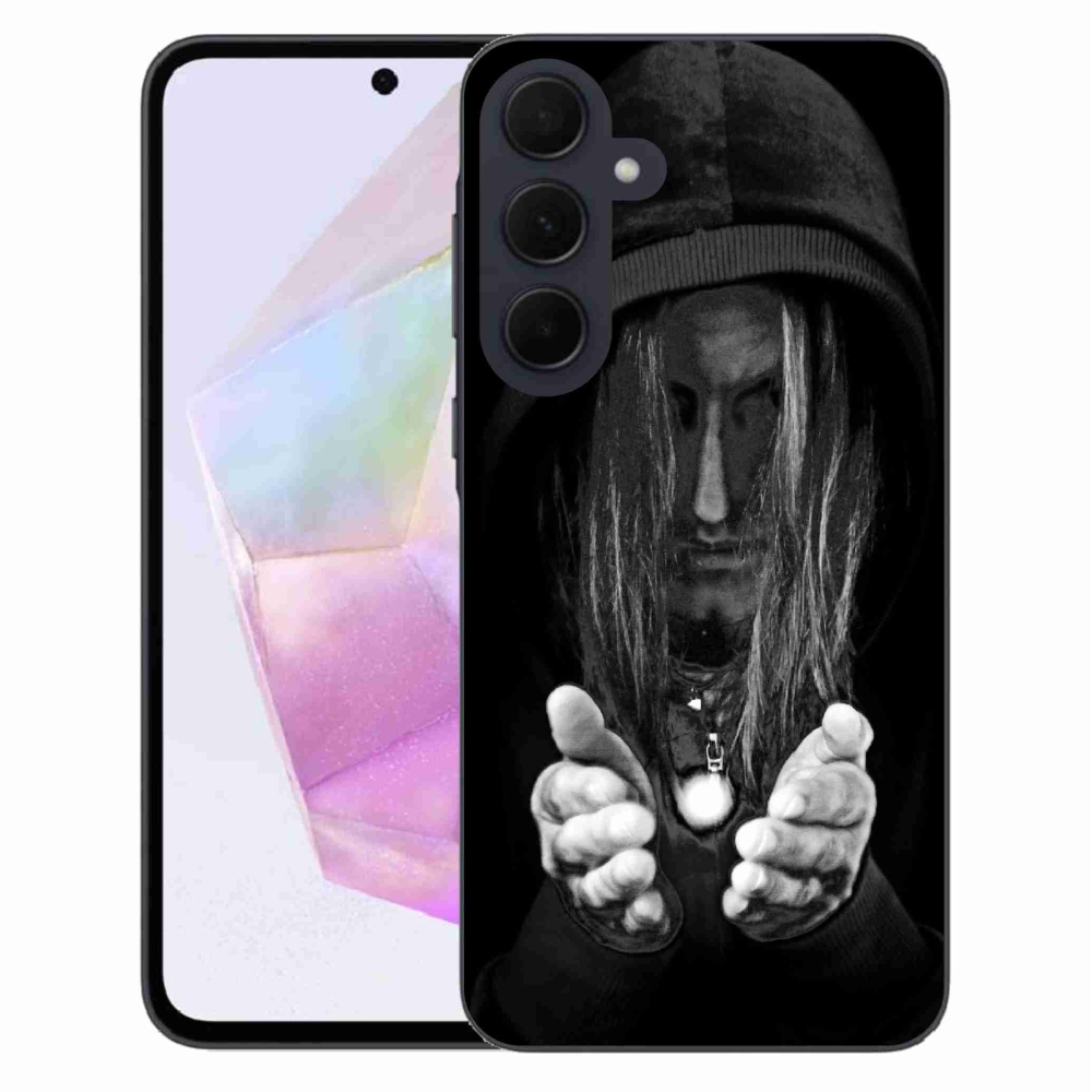 Gelový kryt mmCase na Samsung Galaxy A35 5G - tajemná osoba