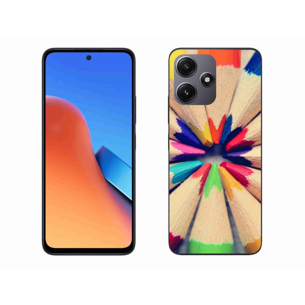 Gelový kryt mmCase na Xiaomi Redmi 12 5G - pastelky 