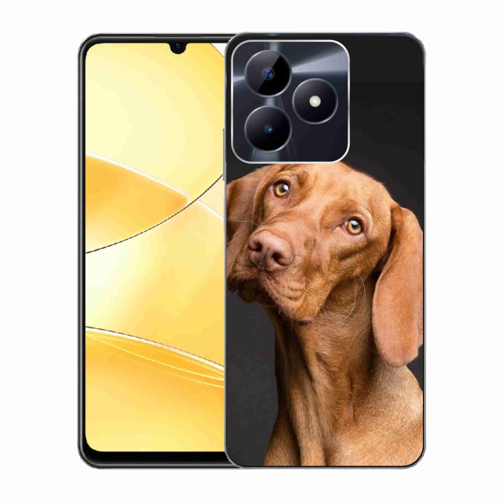 Gelový obal mmCase na Realme C51/C53 - maďarský ohař