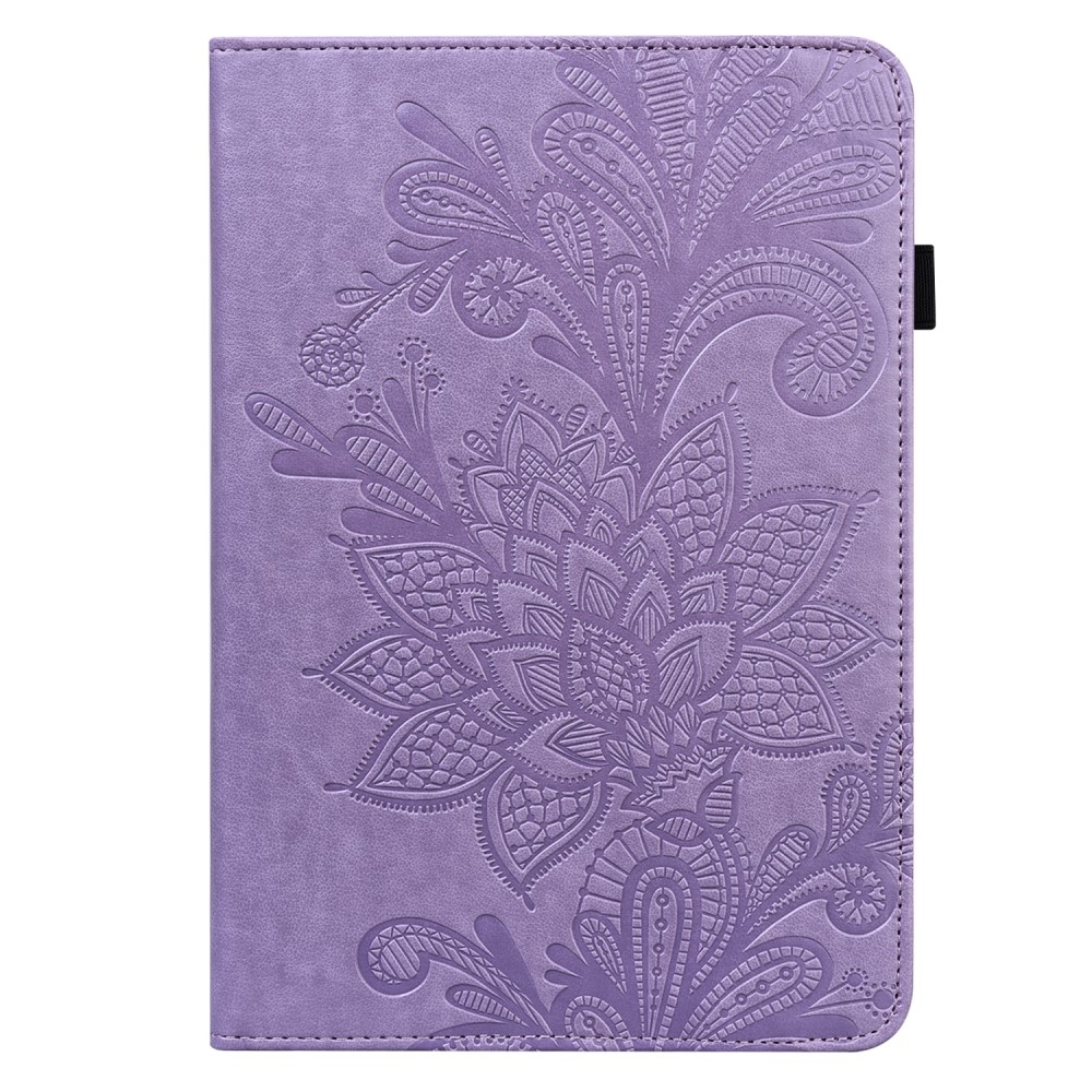 Flower zavírací pouzdro na Lenovo Tab M8 4. Gen (2024) - fialové