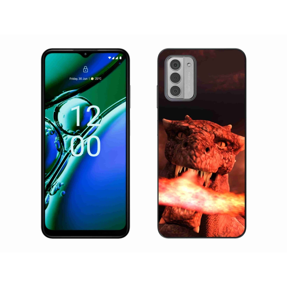 Gelový kryt mmCase na Nokia G42 - drak