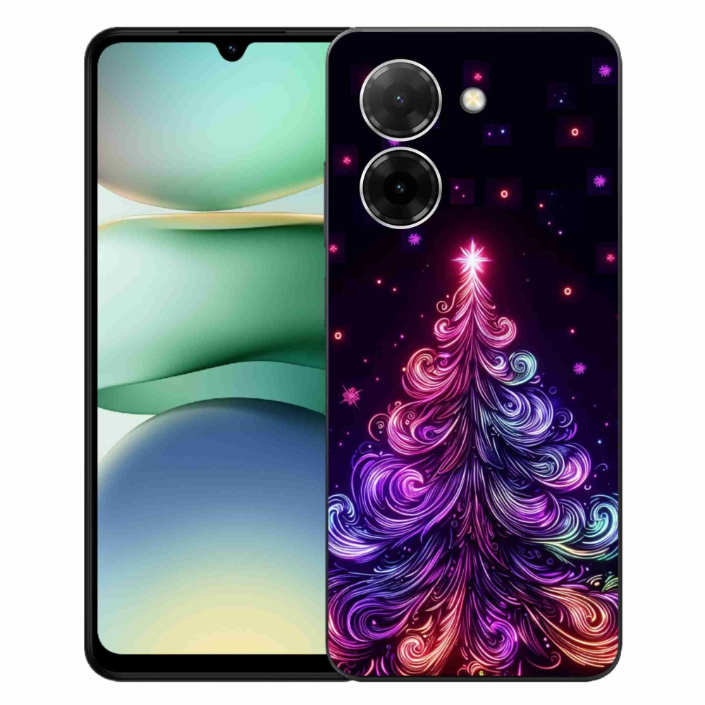 Gelový kryt mmCase na Xiaomi Redmi A5 (171.7x77.8x8.3mm) - neonový vánoční stromek 1