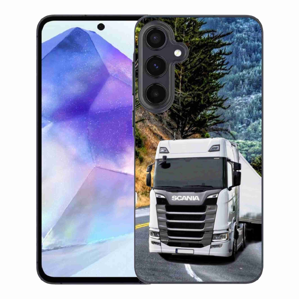 Gelový kryt mmCase na Samsung Galaxy A55 5G - kamion 1