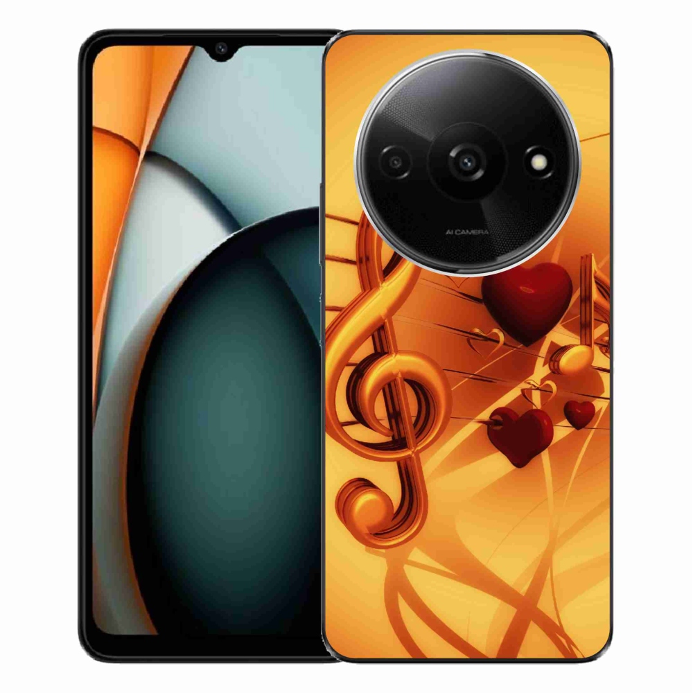 Gelový kryt mmCase na Xiaomi Redmi A3 - noty