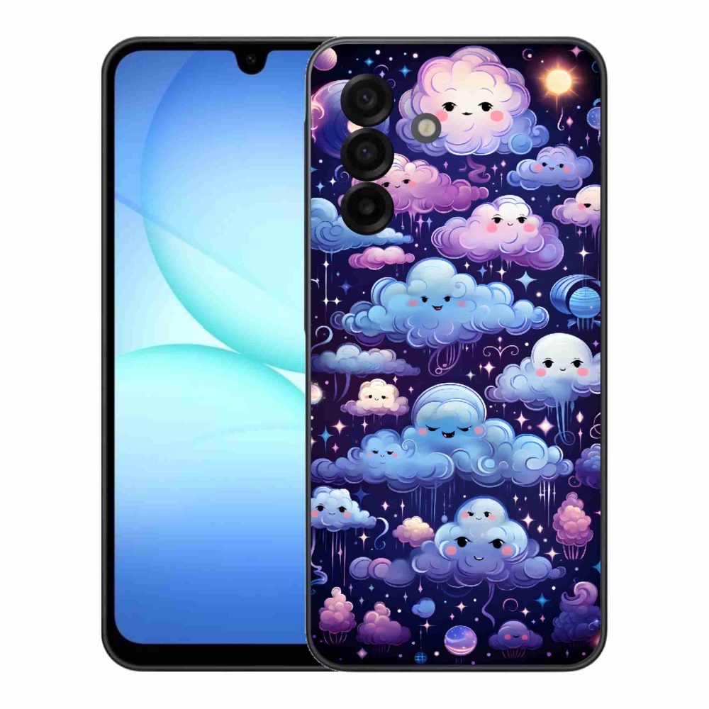 Gelový kryt mmCase na Samsung Galaxy A17 5G - mráčky