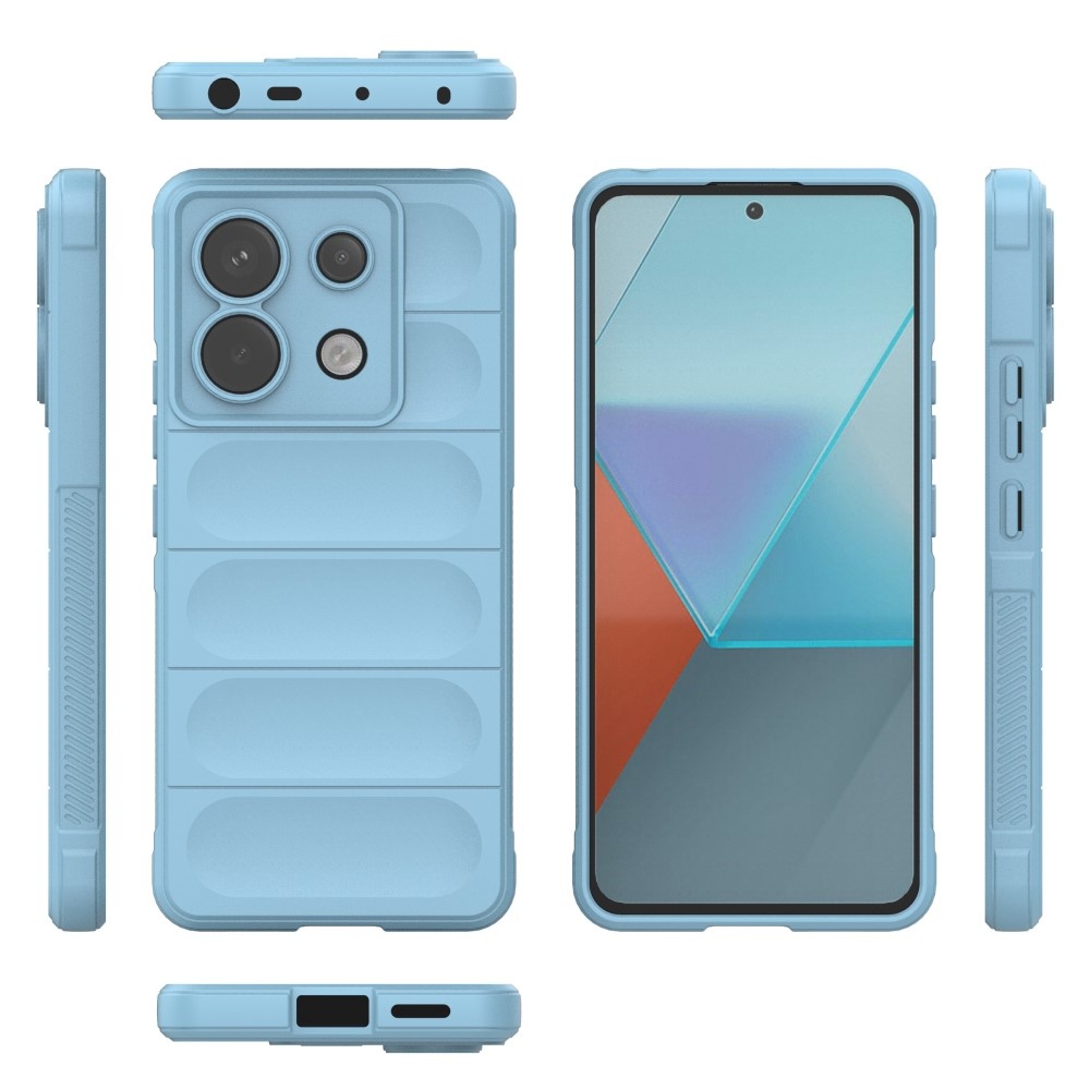 Rugg odolný gelový obal na Xiaomi Redmi Note 13 Pro 5G/Poco X6 5G - světlemodrý