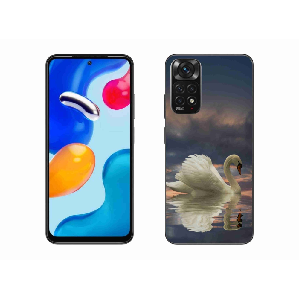 Gelový kryt mmCase na Xiaomi Redmi Note 11S 4G - labuť