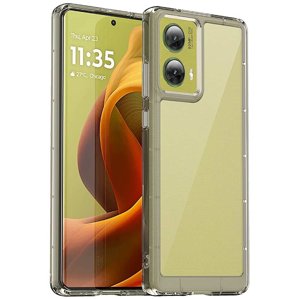 Gelový obal s pevnými zády na Motorola Moto G85 5G - šedý