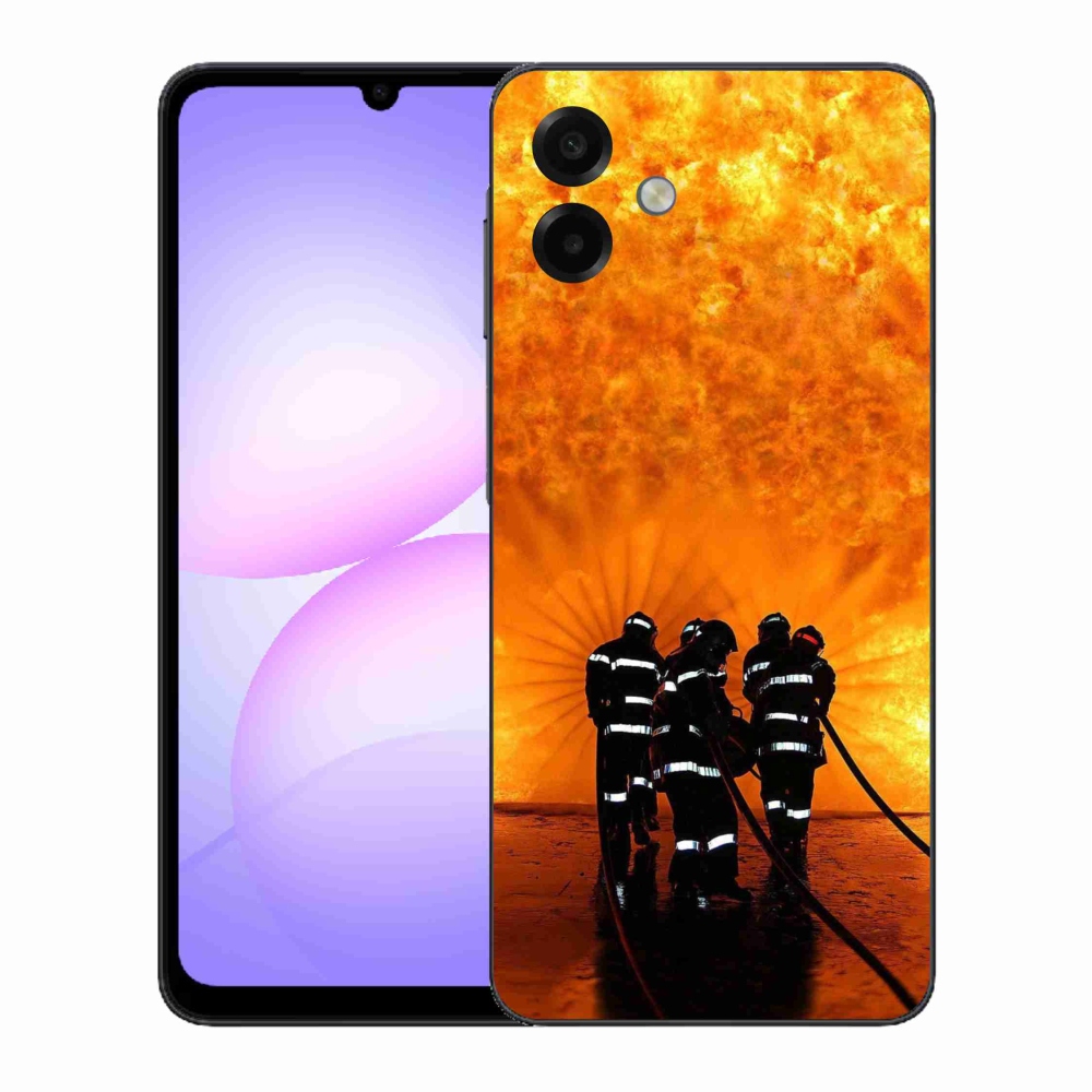 Gelový kryt mmCase na Samsung Galaxy A07 4G - požár