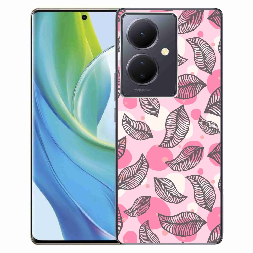 Gelový kryt mmCase na Vivo V29 Lite 5G - kreslené padající listy