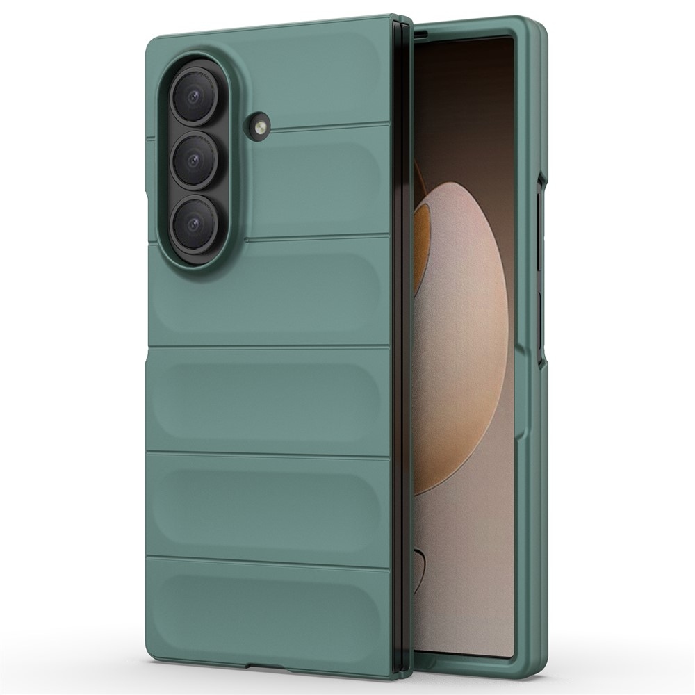 Rugg odolný gelový obal na Samsung Galaxy Z Fold7 5G - zelený