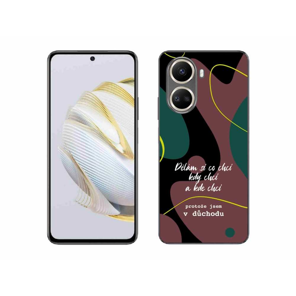 Gelový kryt mmCase na Huawei Nova 10 SE - vtipný text 10 černé pozadí