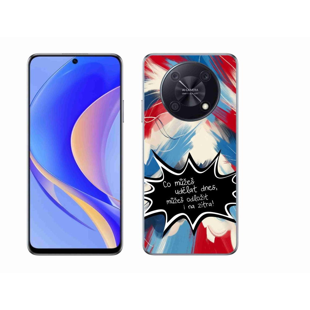 Gelový kryt mmCase na Huawei Nova Y90 - vtipný text 9 černé pozadí