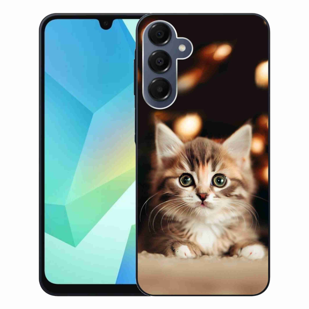 Gelový kryt mmCase na Samsung Galaxy A16 4G/5G - roztomilé kotě 2