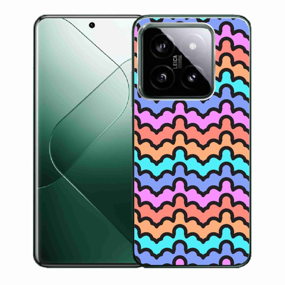Gelový kryt mmCase na Xiaomi 14 - abstraktní motiv 30