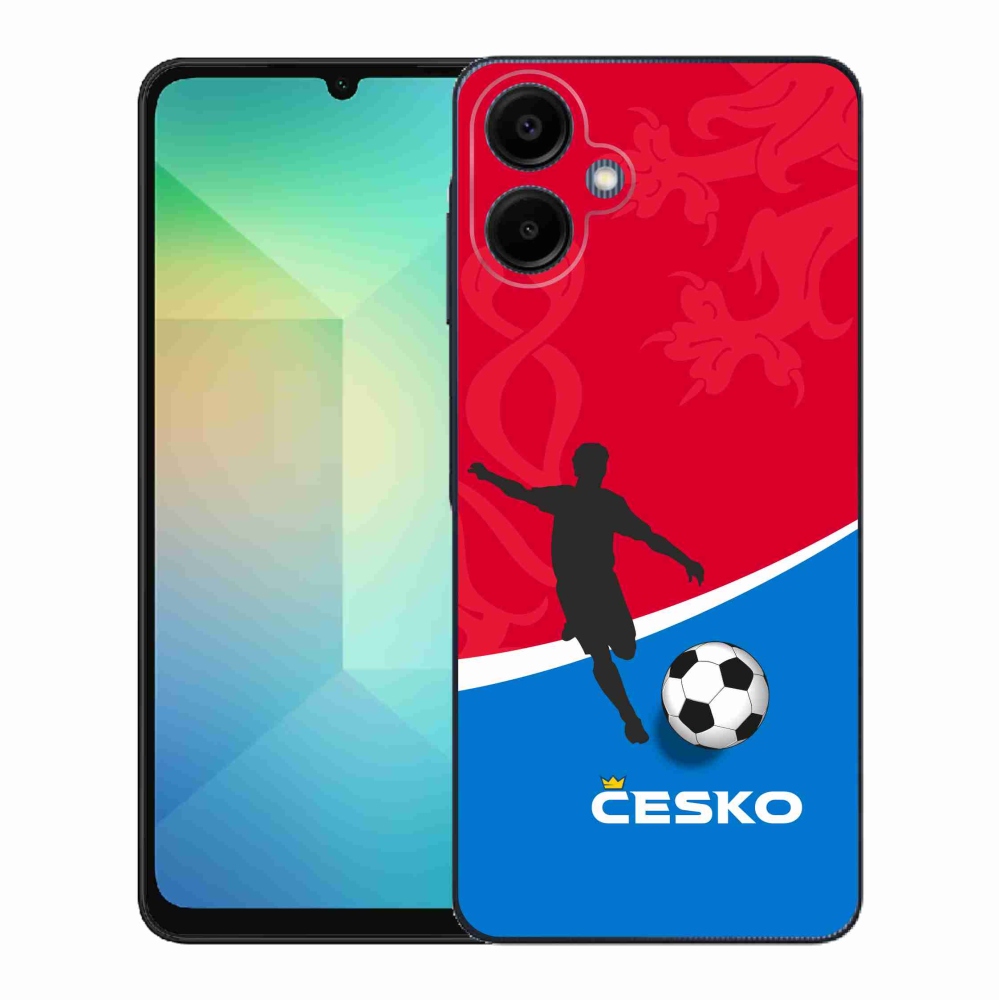 Gelový kryt mmCase na Samsung Galaxy A06 4G - fotbal Česko