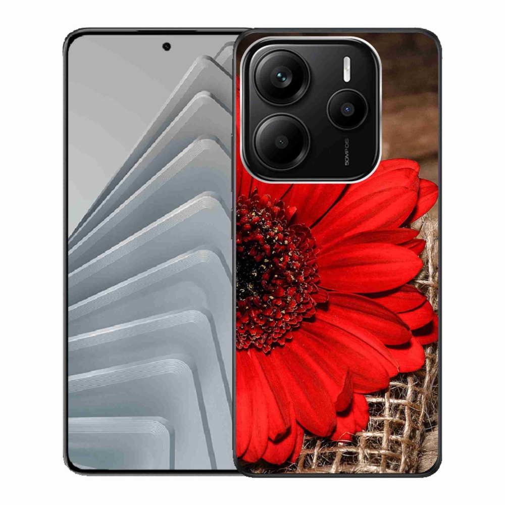 Gelový kryt mmCase na Xiaomi Redmi Note 14 5G - gerbera