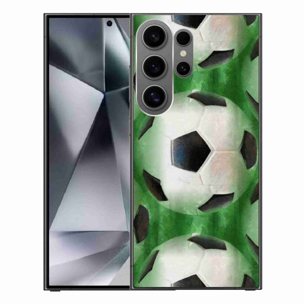 Gelový kryt mmCase na Samsung Galaxy S24 Ultra - fotbalový míč