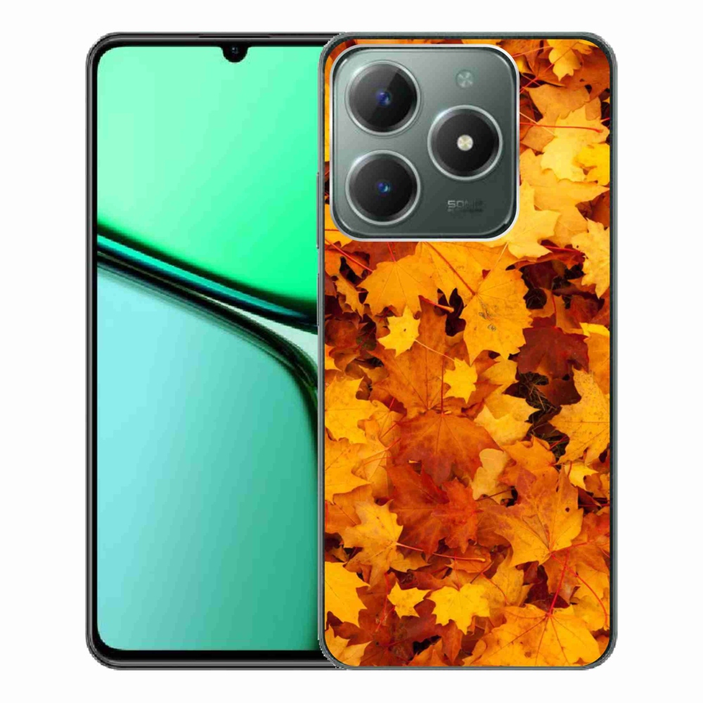 Gelový kryt mmCase na Realme C61 - javorové listy