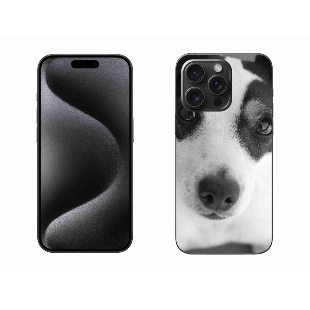 Gelový kryt mmCase na iPhone 15 Pro Max - pes